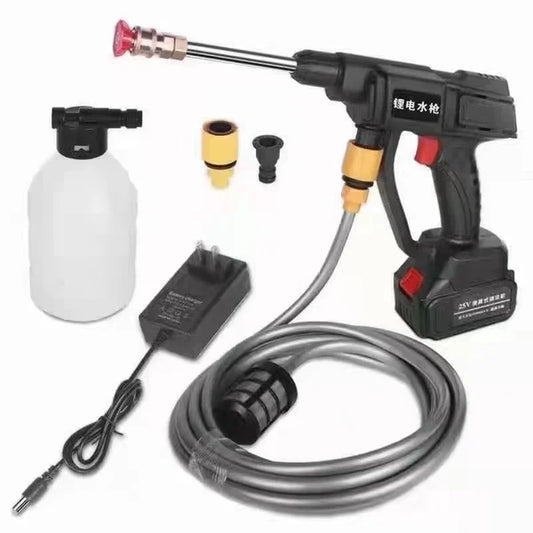 Rechargeable Portable High-Pressure Spray Gun |  Car Pressure Washer | High-Pressure Water Flow