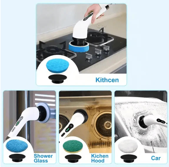 9-in-1 Wireless Multifunctional Electric Cleaning Brush | Model JY-6010